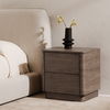 Round Off Tall Nightstand Walnut Brown thumbnail 8
