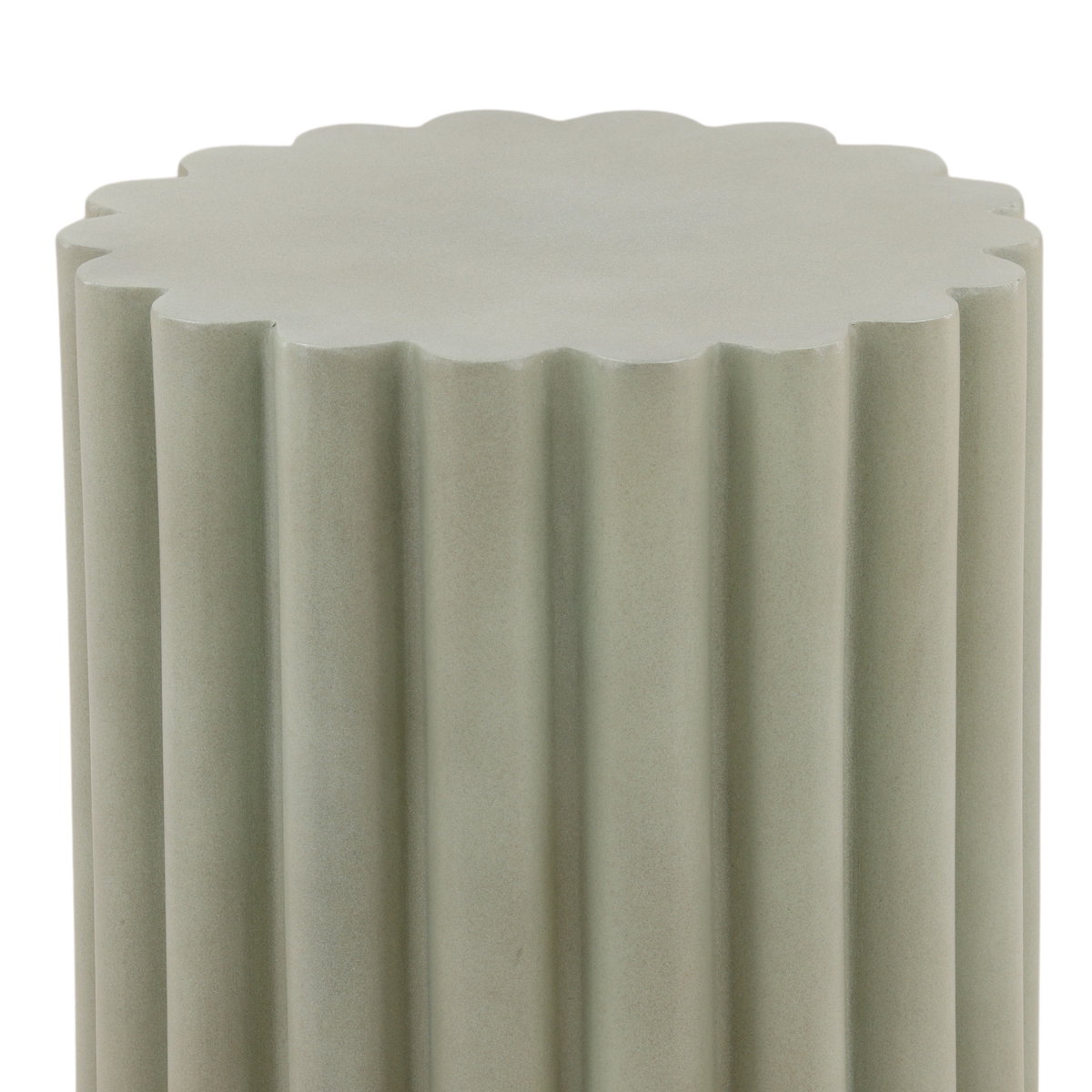 Curtiss Outdoor Side Table Green, Side & End Table by Dovetail, 15" width x 18" height x 15" depth View 2