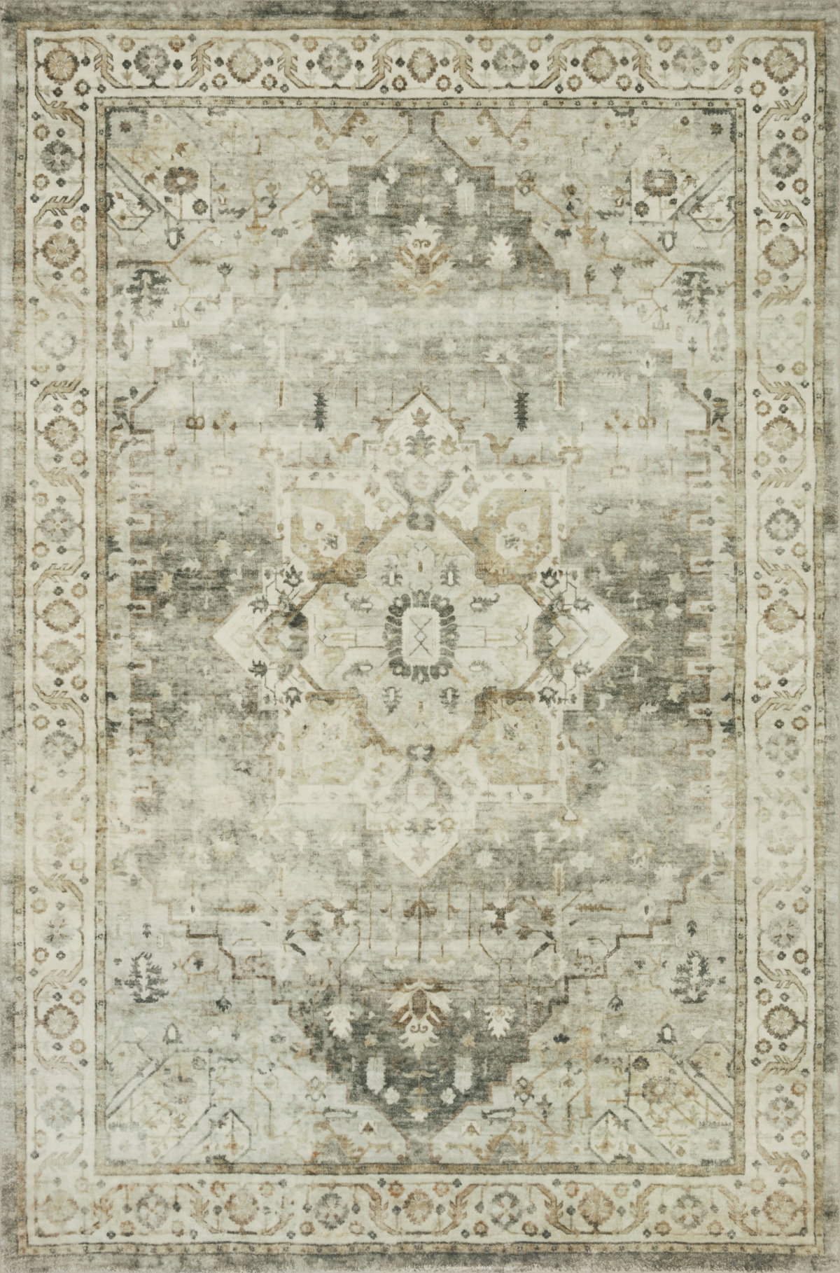 Loloi Rosette Rug, 5' length x 7'6" width View 1