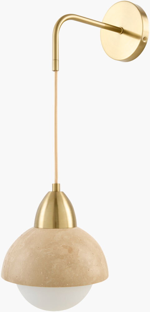 Marzia Wall Sconce, by Surya, 5" length x 5" width x 8" height