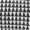 Jolie Cream with Black Print Linen Lumbar Decorative Pillow Cover, by Mercana, 14" length x 26" width x 0.2" height thumbnail 7