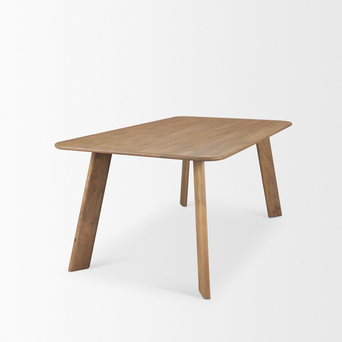 Welborn 72'L x 40'W Rectangular Dining Table | Modern | Light Brown Wood | Seats 6, by Mercana, 72" length x 40" width x 30" height View 6