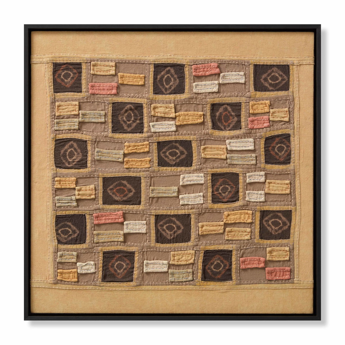 Loloi Wood Frame Wall Art, Wall Hanging, 31" length x 31" width View 1