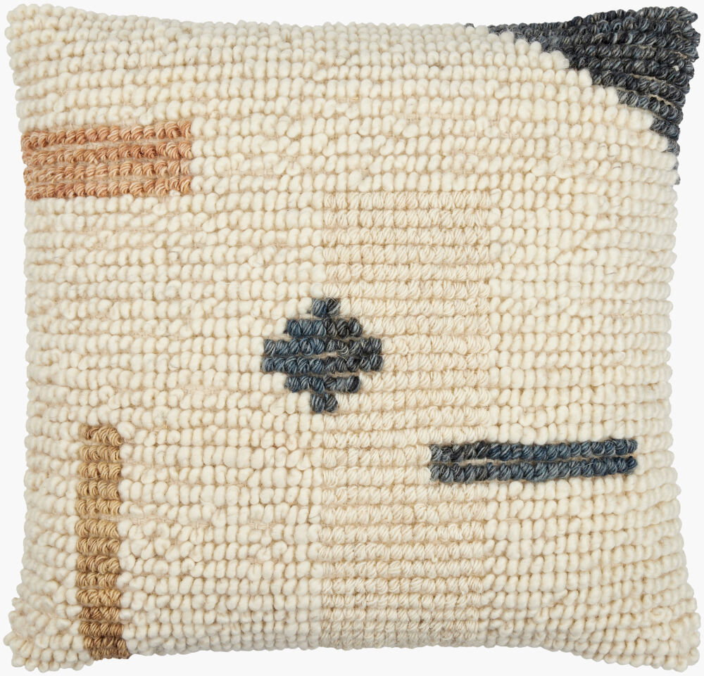 Sand Dunes Accent Pillow, Decorative Pillow by Surya, 18" length x 18" width