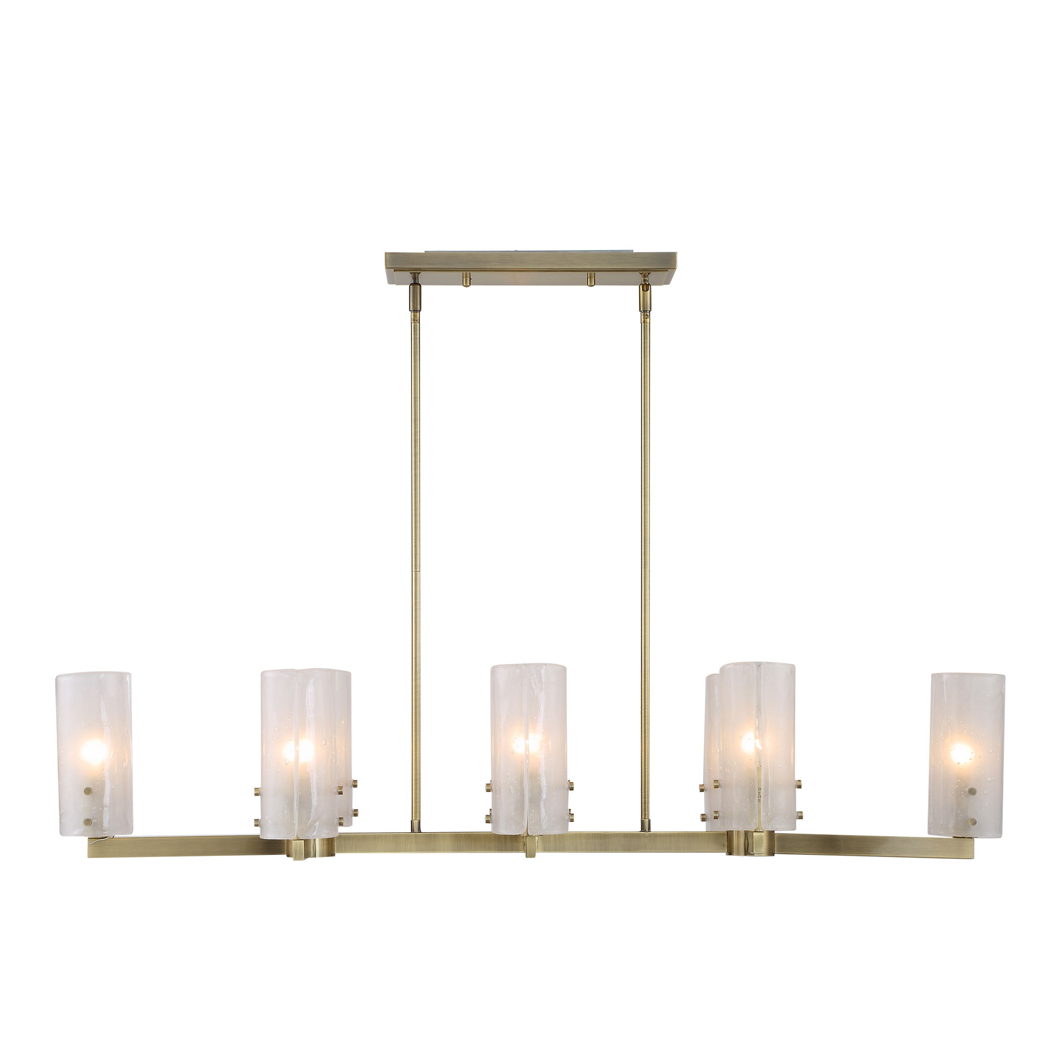 Mistie 8 Light Linear Chandelier large image 