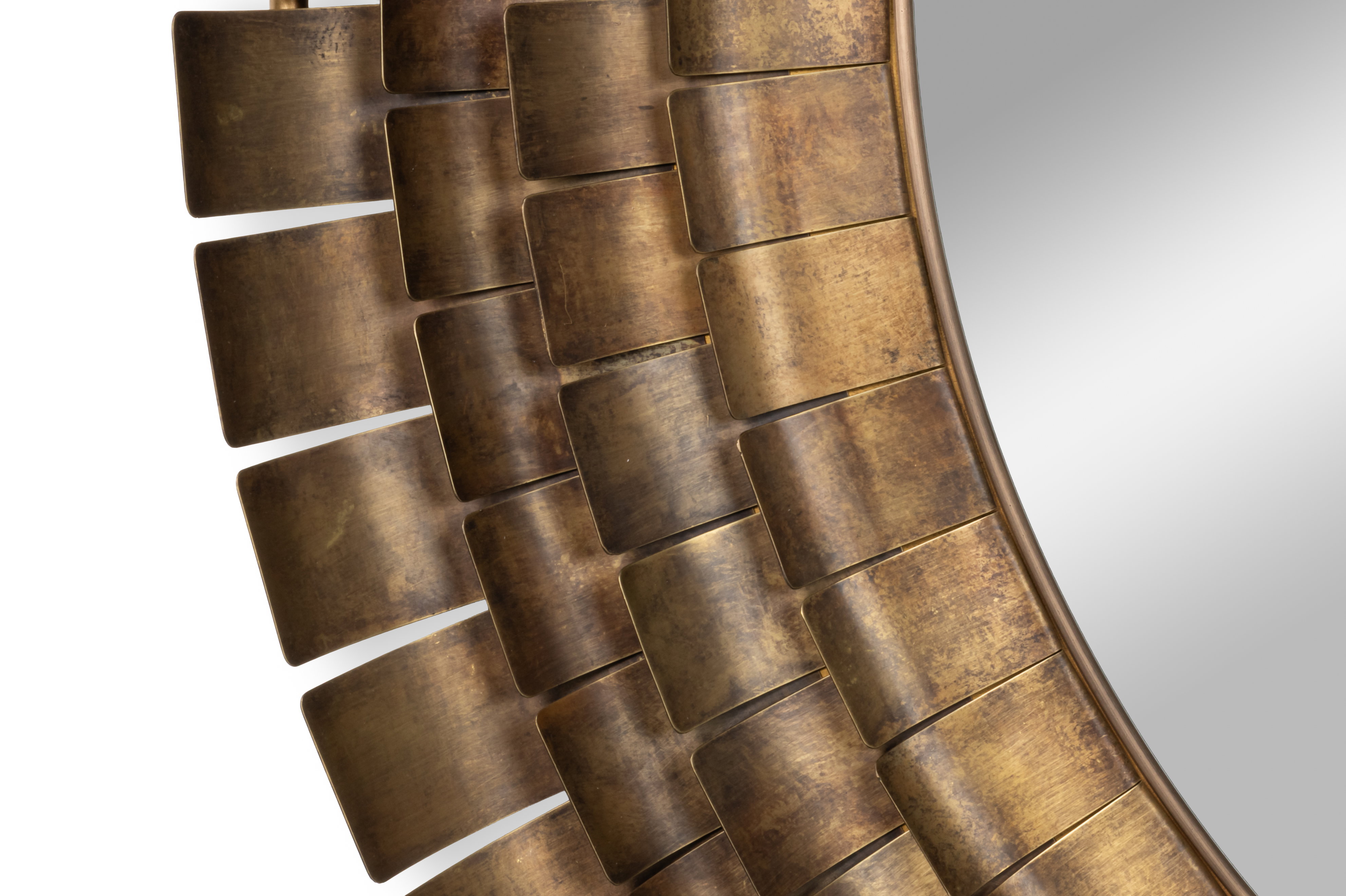 Mistral Wall Mirror, by Sarreid, 56" length x 3" width x 56" height View 7