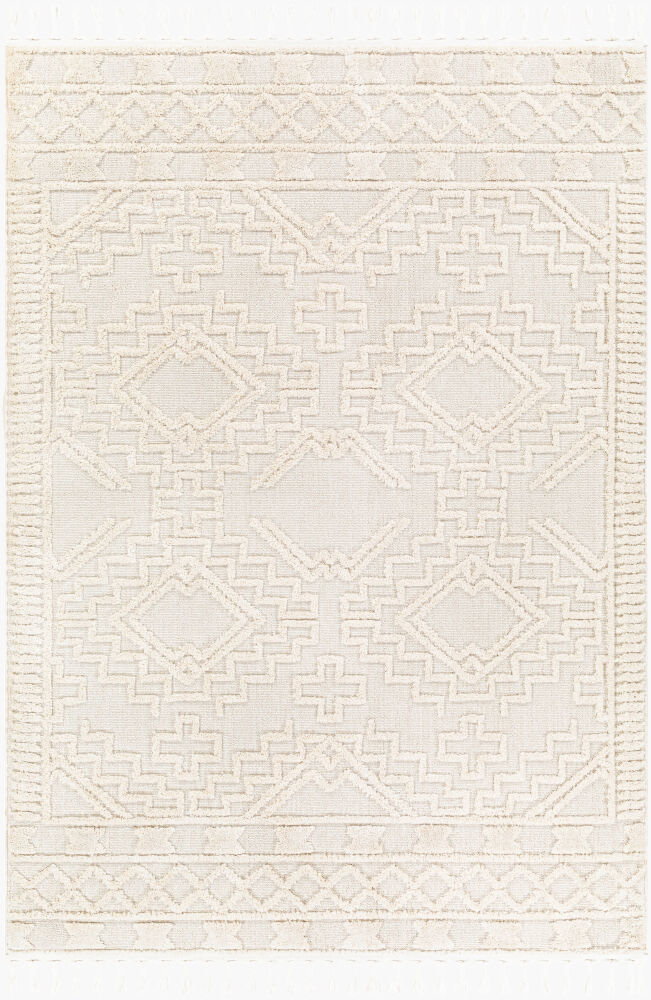 Azilal Machine Woven Rug, by Surya, 1'3.75" length x 1'3.75" width