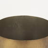 Juno 8.5H Large Gold Iron Vase, by Mercana, 11" length x 8" width x 8.5" height thumbnail 7