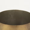 Juno 8.5H Large Gold Iron Vase, by Mercana, 11" length x 8" width x 8.5" height thumbnail 7