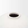 Karakum I Short White Textured Ceramic Vase, by Mercana, 20.5" length x 20.47" width x 23.23" height thumbnail 6