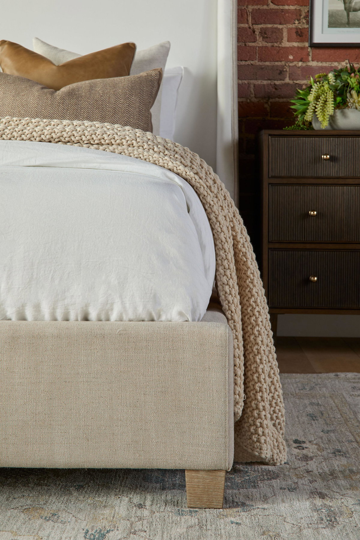 Sloan Queen Bed, by Essentials for Living, 71" width x 59" height x 88" depth View 11