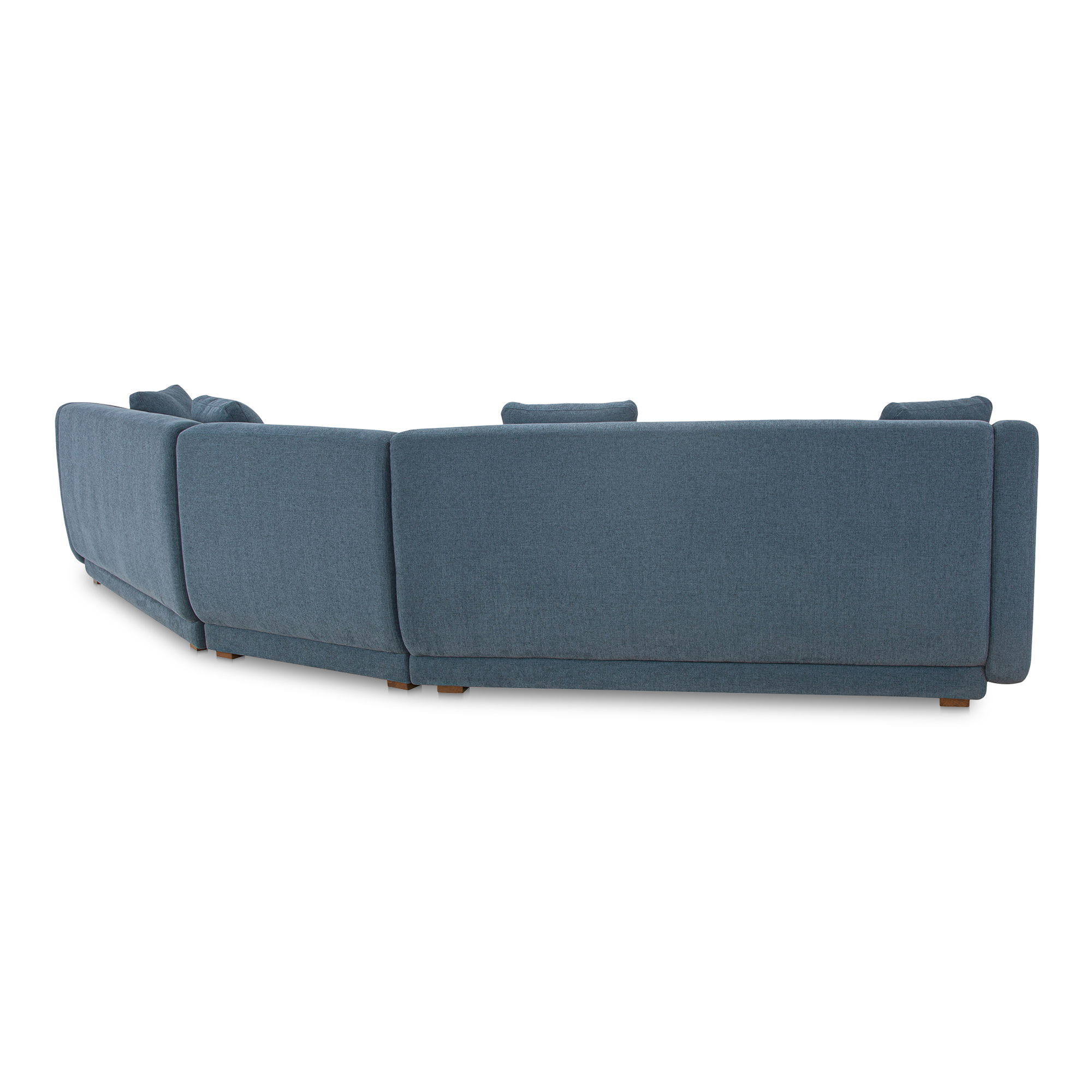 Fraser 3 Piece Modular Sectional With Slipper Deep Blue large image 