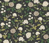 Roses Black Wallpaper, by York Wall, 27' length x 2'3" width x 0.02" depth thumbnail 1