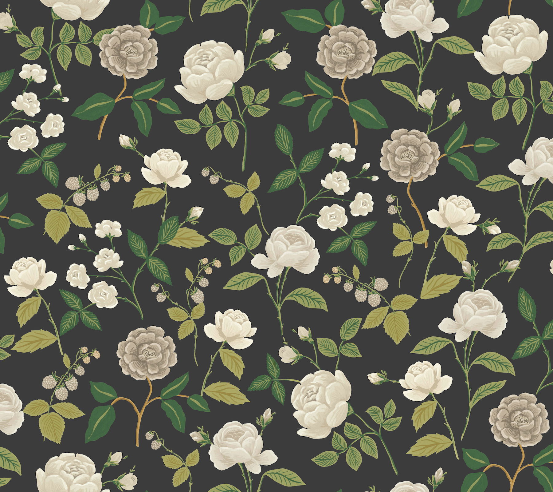 Roses Black Wallpaper large image 