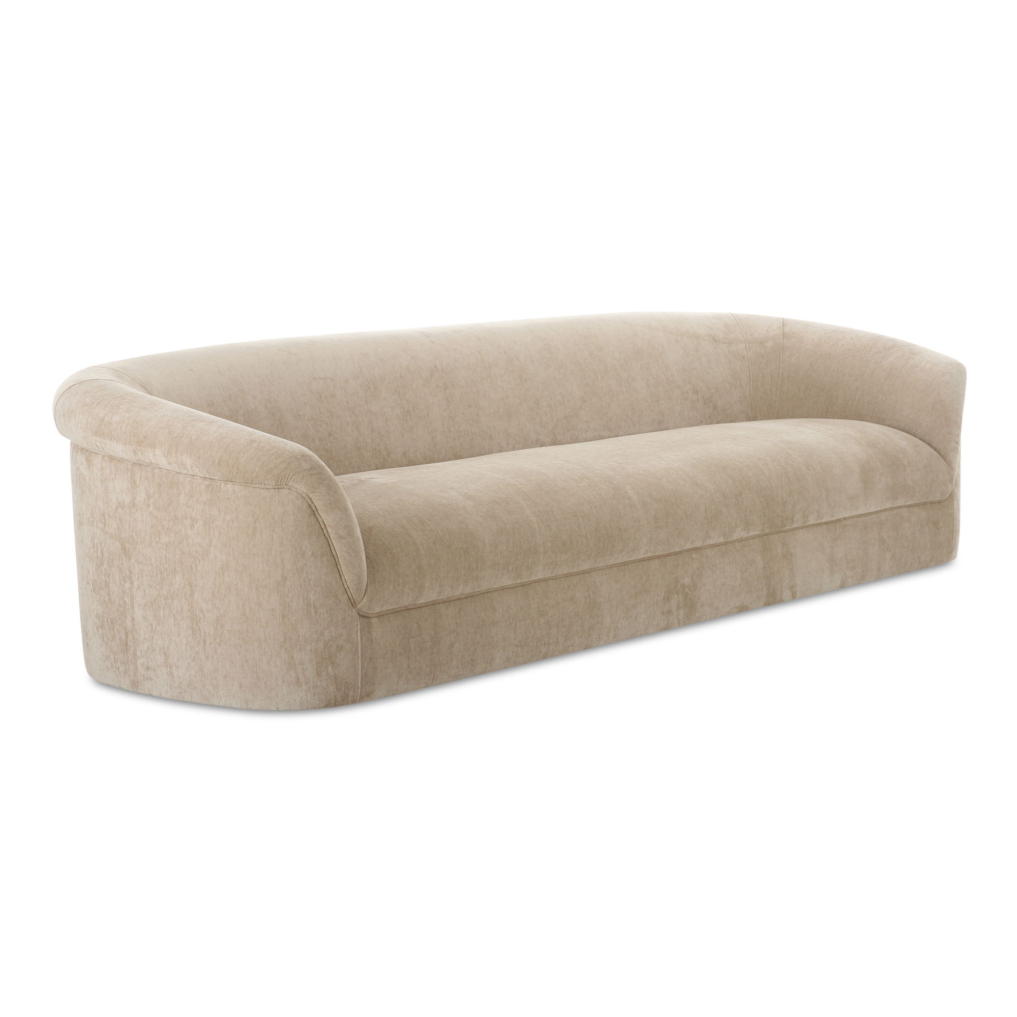 Thora Sofa Beige, Sofas & Sectional by Moe's Home, 109" width x 29" height x 36.25" depth View 2
