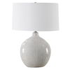 Dribble White Glaze Table Lamp thumbnail 4