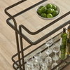 Erivo Bronze Bar Cart, Bar Carts & Cabinet by Uttermost, 34" width x 32" height x 16" depth thumbnail 5