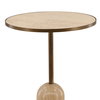 Idrina Bistro Table Natural, Dining Table by Dovetail, 28" width x 30.5" height x 28" diameter x 28" depth thumbnail 3