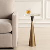 Holton Tapered Brass Accent Table thumbnail 1