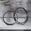 Orbits Black Ring Sculptures Set/2, Decorative by Uttermost, 14.25" width x 14" height x 2" depth thumbnail 6