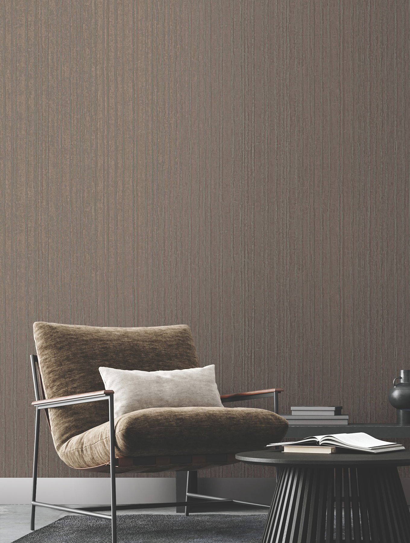 Vintage Tin Burnished Bronze Wallpaper large image 