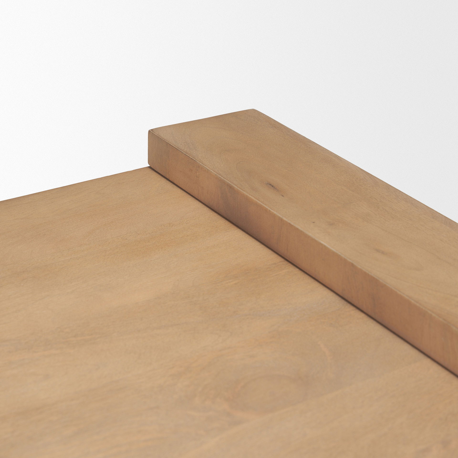 Wesson Light Brown Wood Accent Table, Side & End Table by Mercana, 23" length x 22" width x 22" height View 7