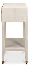Gabriella Shagreen Nightstand,Osprey Wht thumbnail 5