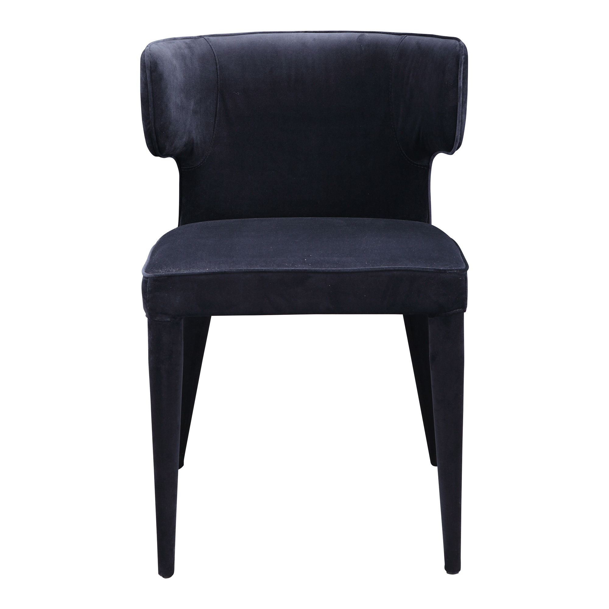 Jennaya Dining Chair Black, by Moe's Home, 20" width x 31" height x 19" depth View 1