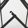 Direttore Backless 40.2in Seat Bar Stool | Black Leather with Black Iron, Counter & Bar Stool by Mercana, 19.3" length x 20" width x 40.2" height thumbnail 11