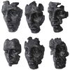 Self-Portrait Metallic Wall Decor Set/6, Sculptural Wall Art by Uttermost, 9.62" width x 14" height x 5.12" depth thumbnail 5