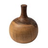 Afra Large Solid Wood Vase Shaped Decorative Object, by Mercana, 7.5" length x 7.5" width x 10.5" height thumbnail 6