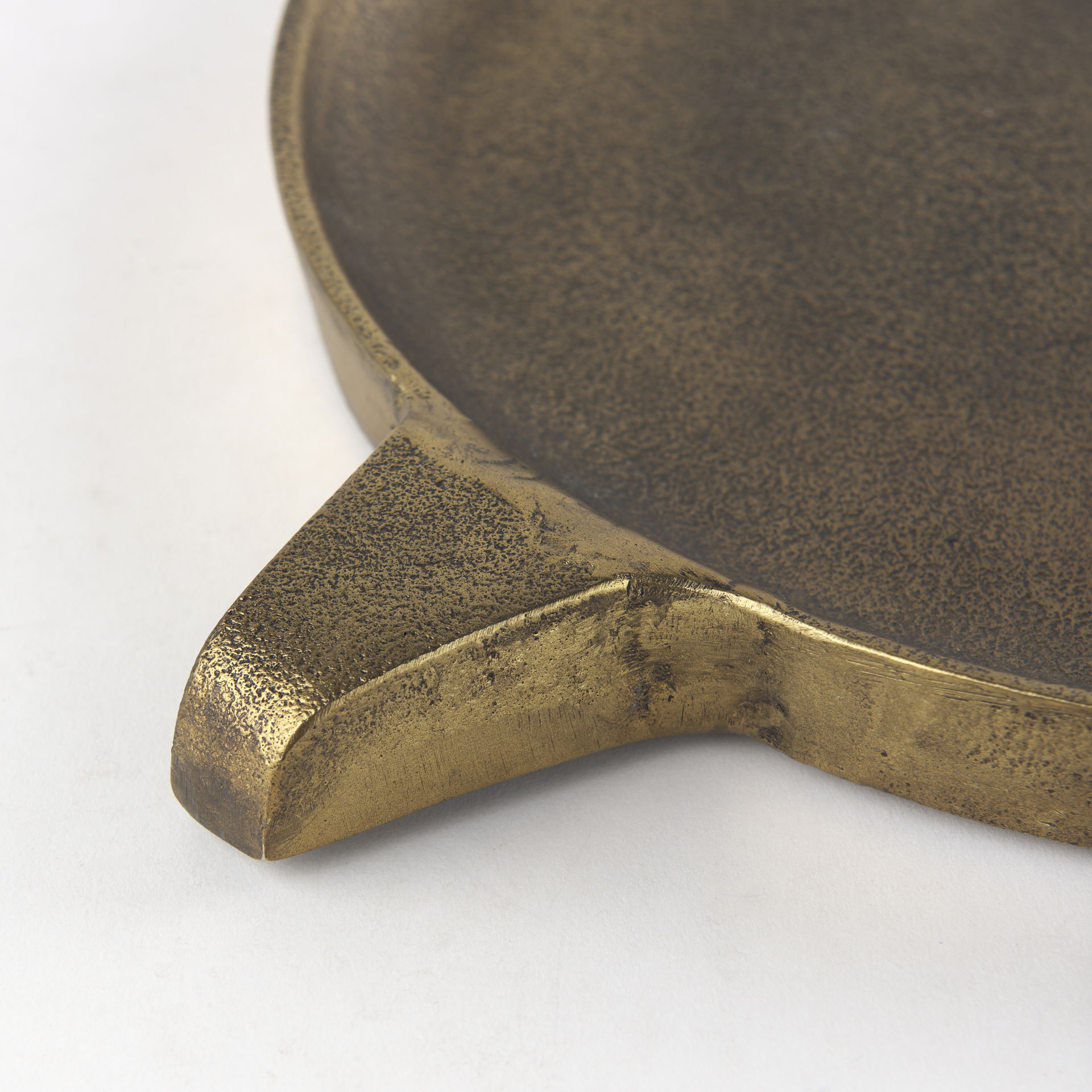 Marlowe Aluminium Tray - Small, Decorative Tray by Mercana, 14" length x 11.75" width x 1" height View 10