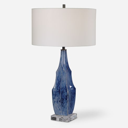 Everard Blue Table Lamp