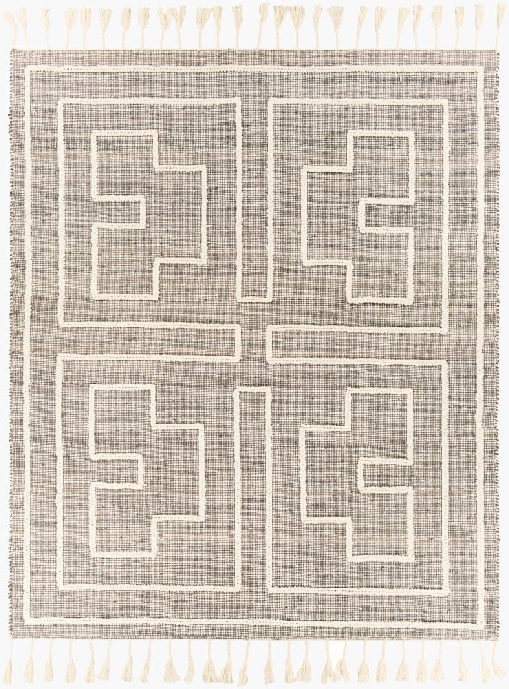Norwood Handmade Rug, by Surya, 9' length x 6' width