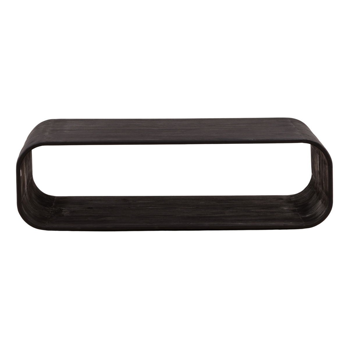 Jaimes Coffee Table Dark Brown, by Dovetail, 51.85" width x 15.16" height x 30.12" depth View 2