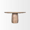 Fitzgerald 60' Light Brown Wood Dining Table thumbnail 4
