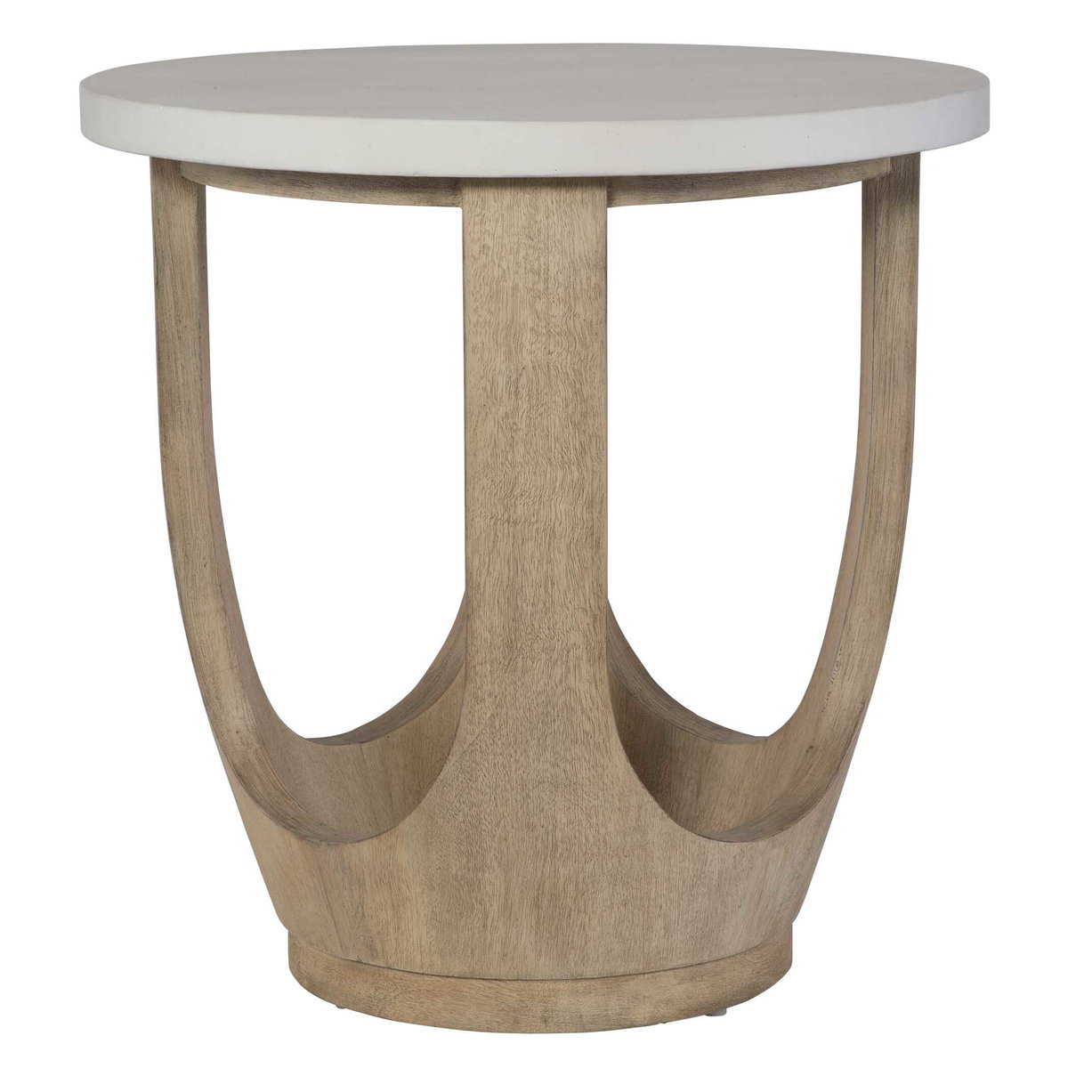Tatli Stone Top Side Table, Side & End Table by Uttermost, 24" width x 24.4" height x 24" depth View 5