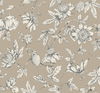 Passion Flower Toile Linen Wallpaper thumbnail 0