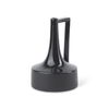 Burton 11.6H Medium Glossy and Matte Black Ceramic Jug Vase, by Mercana, 6.89" length x 6.89" width x 10.04" height thumbnail 1