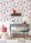 Disney Minnie Mouse Rainbow Red Wallpaper thumbnail 1