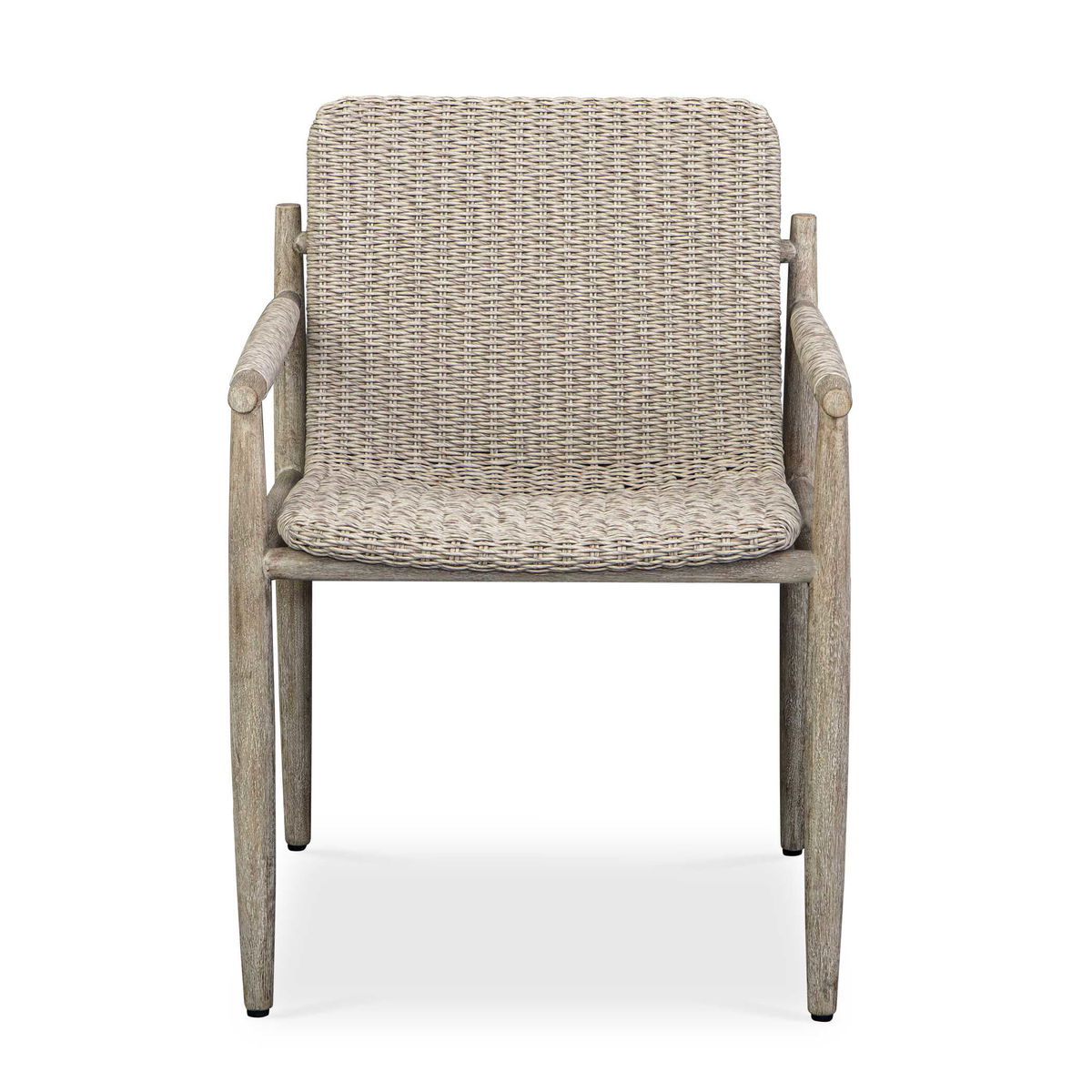 Sumba Wicker Outdoor Dining Chair, Outdoor Chair by Uttermost, 1'11.75" width x 2'8.75" height x 2'0.5" depth View 1