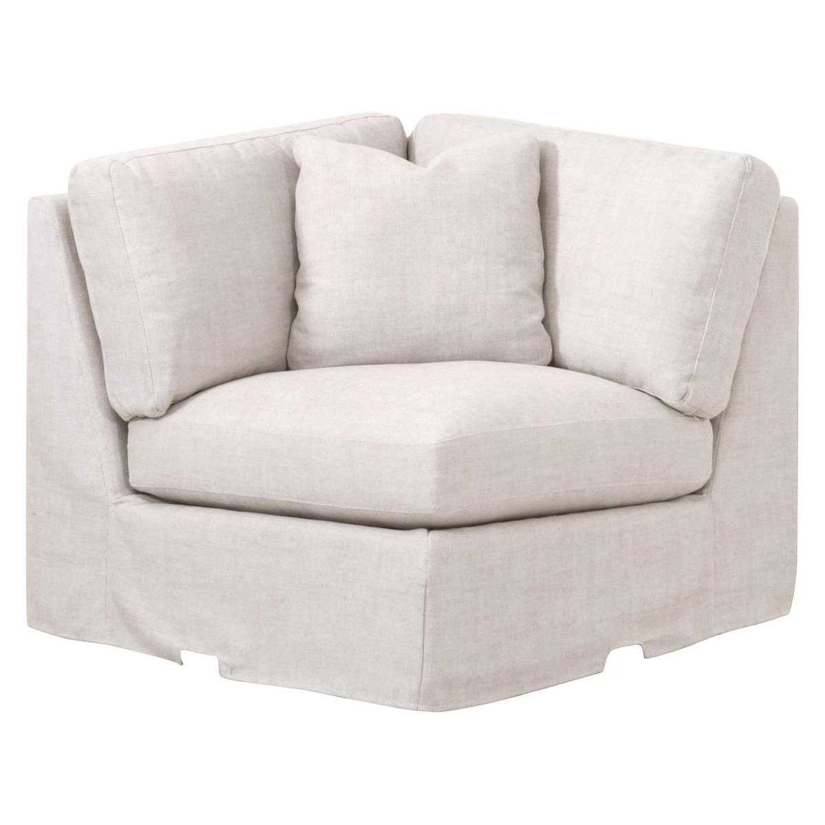 Lena Modular Slipcover Corner Chair, Seating by Essentials for Living, 39" width x 34" height x 39" depth View 1