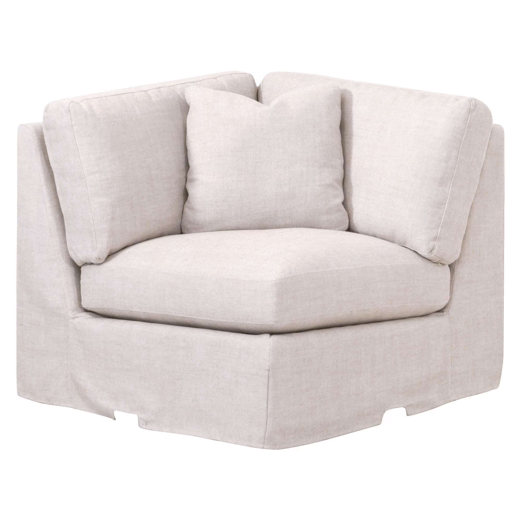 Lena Modular Slipcover Corner Chair