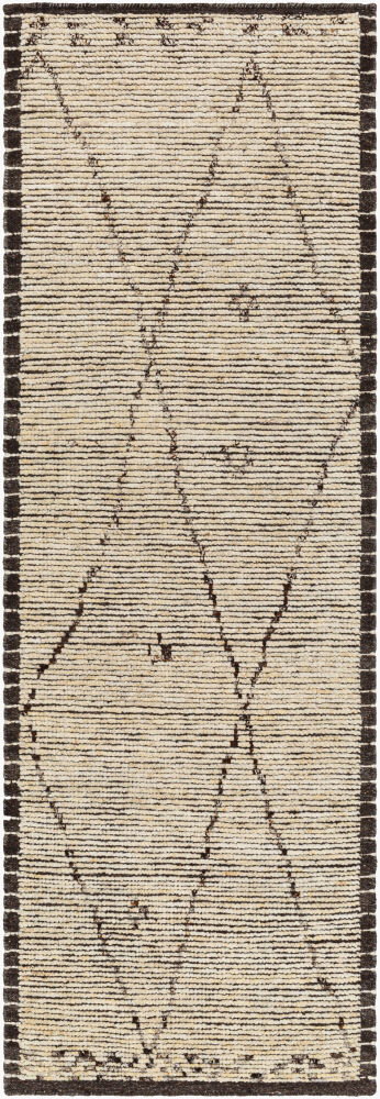 Khyber Handmade Rug, by Surya, 8' length x 2'6" width