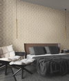 Harlowe White & Gold Wallpaper, by York Wall, 32'9.6" length x 1'8.8" width x 0.02" depth thumbnail 2