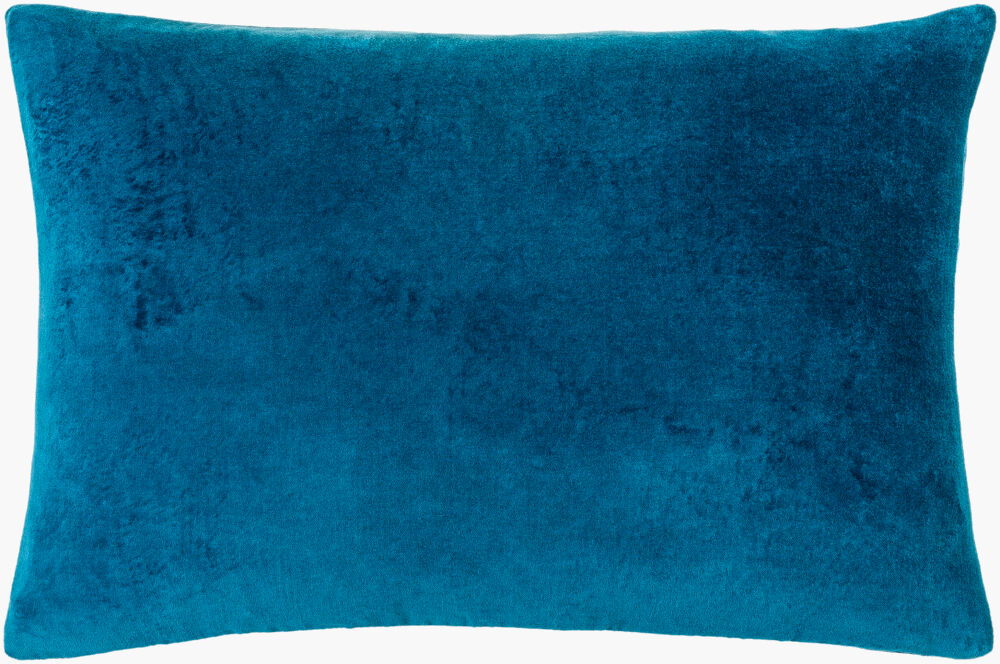Cotton Velvet Lumbar Pillow, Decorative Pillow by Surya, 13" length x 20" width