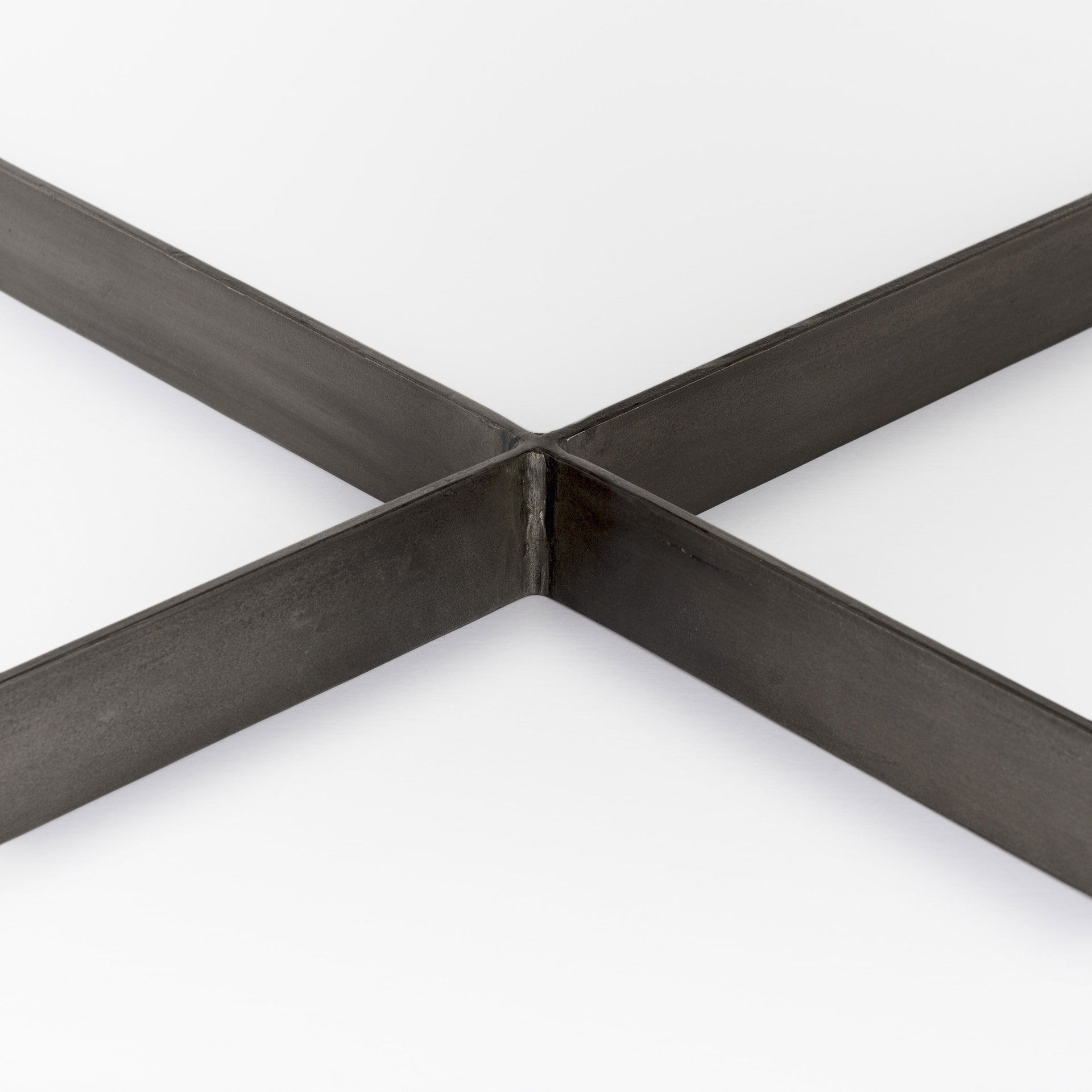 Faye 34L x 34W x 17H Medium Brown Wood with Antique Nickel Metal Base Square Coffee Table large image 