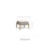Inou Elements Ottoman, Outdoor Furniture by Crescent Garden, 1'8.9" width x 1'3.7" height x 1'8.9" depth thumbnail 3