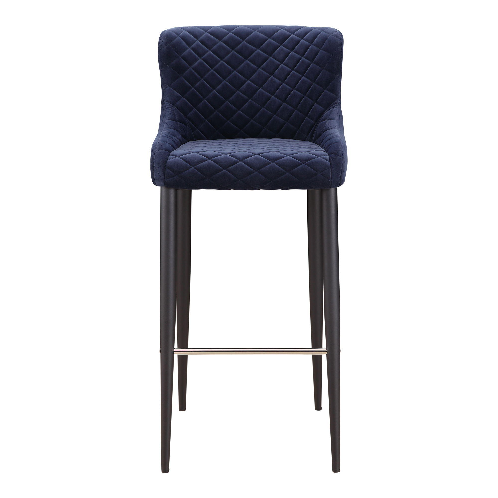 Etta Bar Stool Navy Blue large image 