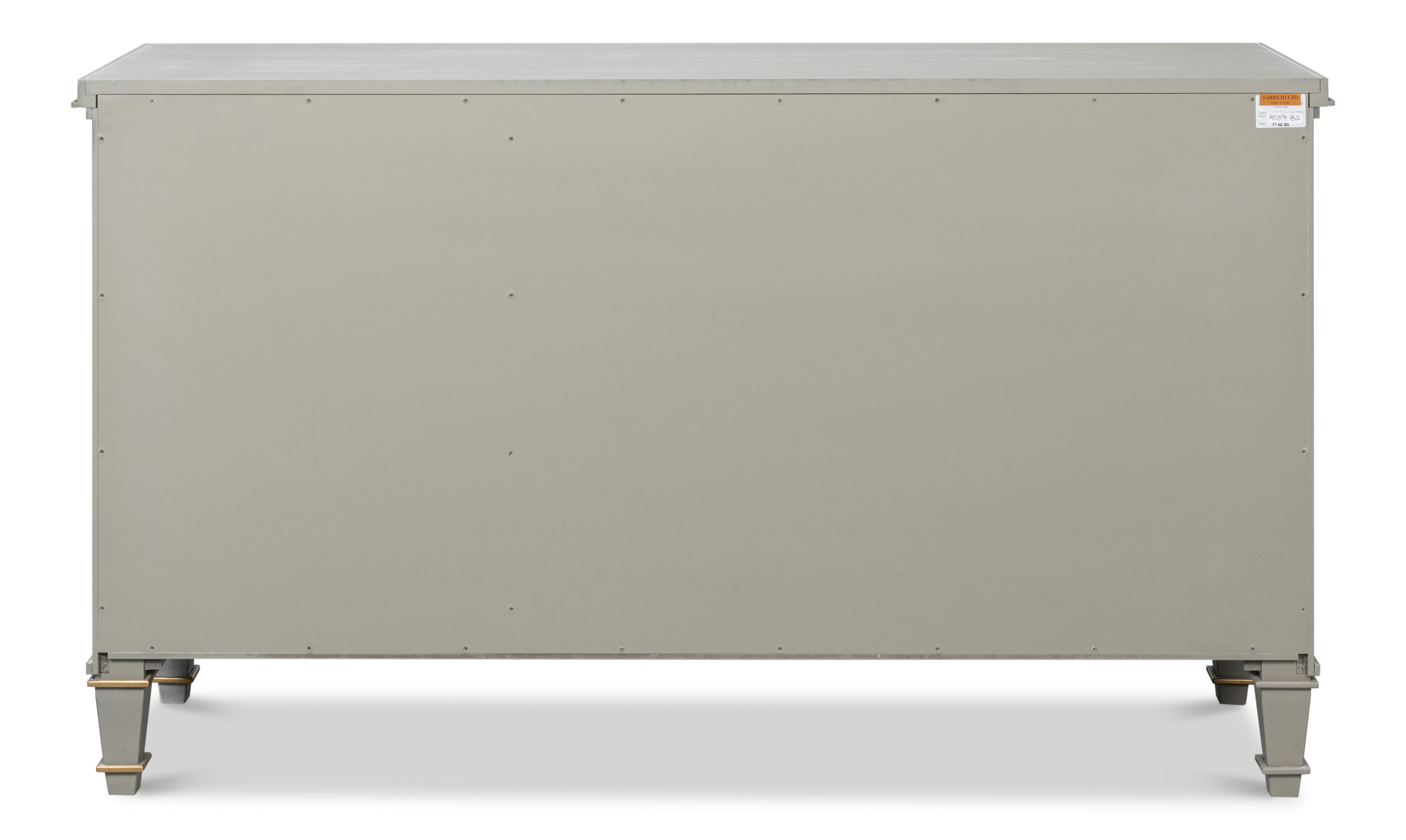 Louis Xvi Buffet,Carmine Legno, Cabinets & Sideboard by Sarreid, 60" length x 18" width x 34" height View 3